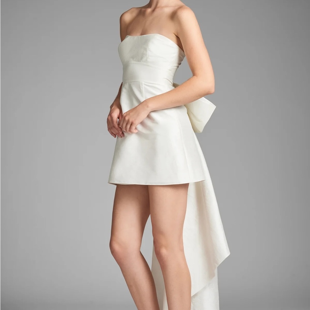 Sachin + Babi Strapless Ivory Dress